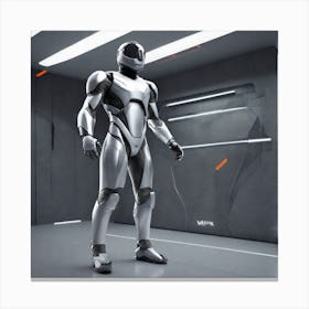 Futuristic Robot 28 Canvas Print