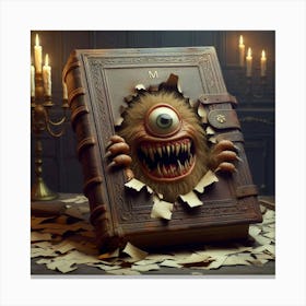 Monster Book Canvas Print