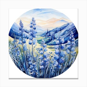 Blue Lupine Canvas Print