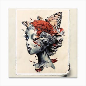 Butterfly Girl 1 Canvas Print