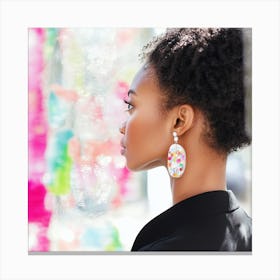 Afro-American Woman 1 Canvas Print