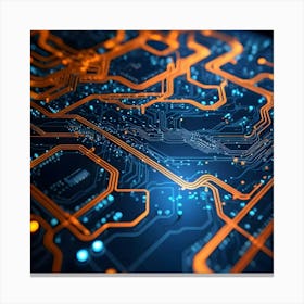 Circuit Board 11 Canvas Print