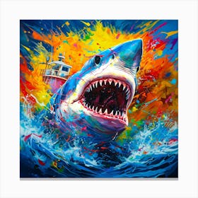 Great White Shark 1 Canvas Print