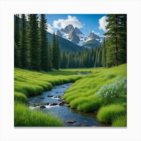 Mountain Stream 7 Canvas Print