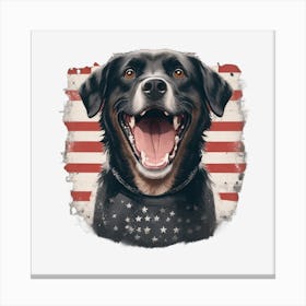 American Dog 1 Canvas Print