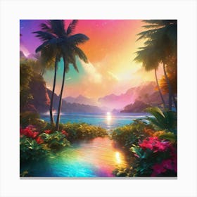 Tropical Paradise 25 Canvas Print