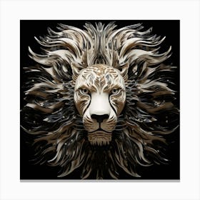 Lion Head Canvas Print