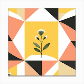 Geometric Flower 2 Canvas Print