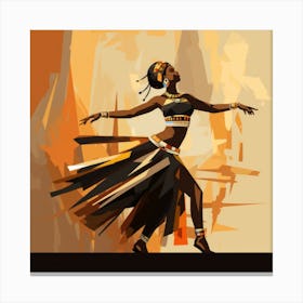 African Dancer 1 Canvas Print