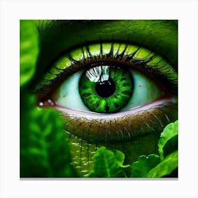 Green Eye 6 Canvas Print