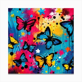 Colorful Butterflies 2 Canvas Print