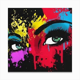 Colorful Eyes Canvas Print
