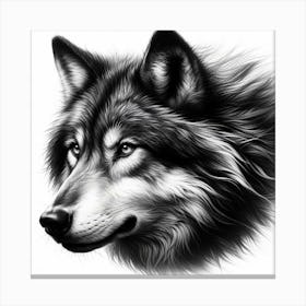 Grey wolf 3 Canvas Print