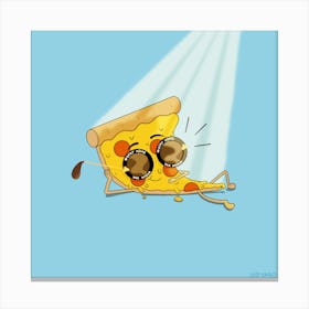 Fancy Pizza Steve Canvas Print