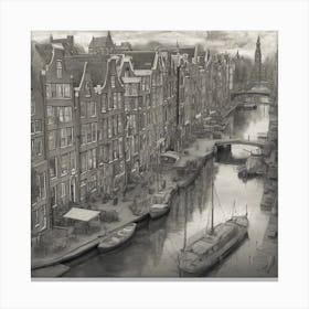 Amsterdam Canal 10 Canvas Print