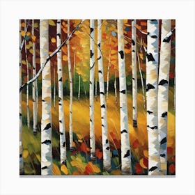 Birch Forest Canvas Print