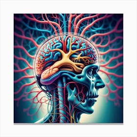 Human Brain 63 Canvas Print