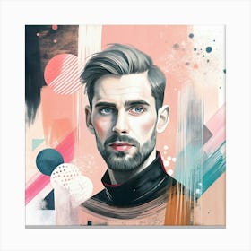 Portrait Of A Man 4 Canvas Print