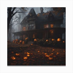 Haunted House Canvas Print