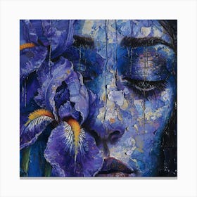 Blue Iris 1 Canvas Print