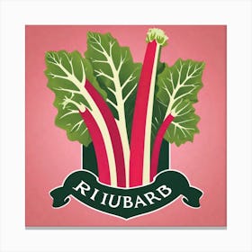 Rhubarb 141 Canvas Print