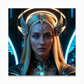 Elven Warrior Canvas Print