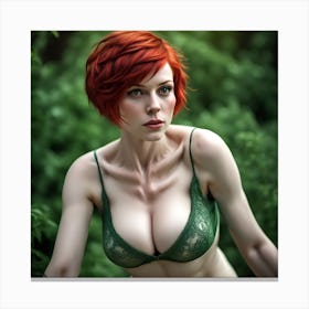 Red Hair Tess Synthesis - One Canvas Print