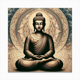 Buddha 100 Canvas Print