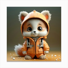 Baby Fox Canvas Print