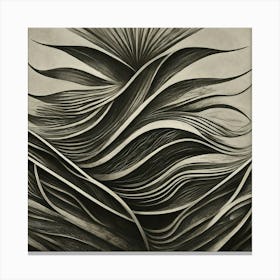 Organic Monochromatic_#3 Canvas Print