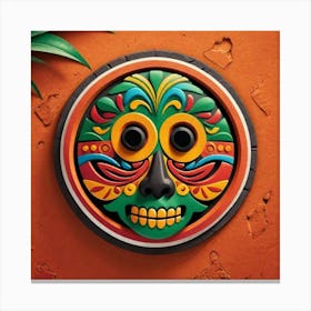 Day Of The Dead Skull 86 Canvas Print