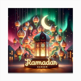 Ramadan Kareem Mubarak Greetings 14 Canvas Print