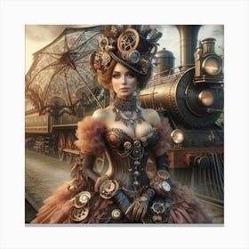 Steampunk 12 Canvas Print