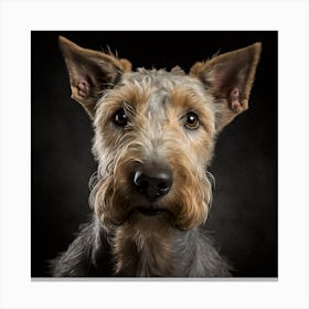 Portrait Of A Dog 5 Canvas Print