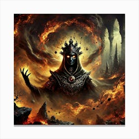 Queen Sorath Soulfire Manipulation Canvas Print