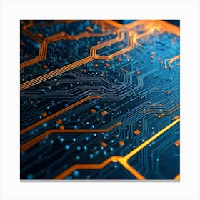 Circuit Board 44 Canvas Print