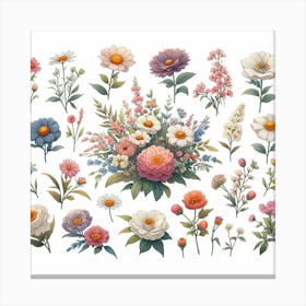 Flower glade 4 Canvas Print