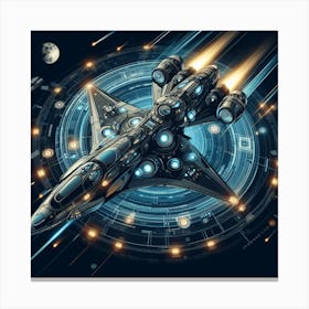 Spaceship 57 Canvas Print