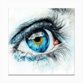 Blue Eye Canvas Print