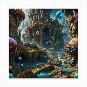 Fantasy Landscape Canvas Print