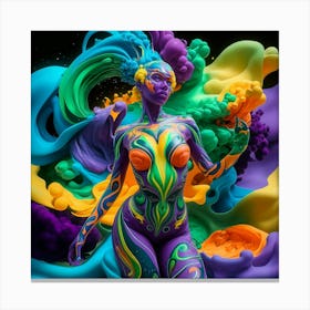 Kaleidoscope Woman Canvas Print