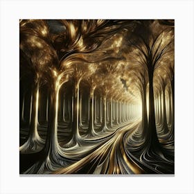 Forest Of Trees 9 Canvas Print