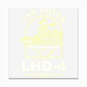 Lhd 4 Uss Boxer Canvas Print