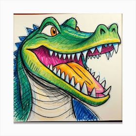 Alligator 10 Canvas Print