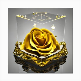 Golden Rose 6 Canvas Print