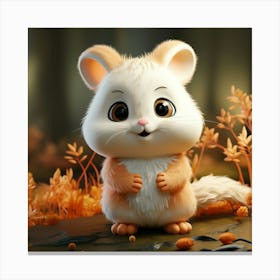 Cute Hamster 16 Canvas Print