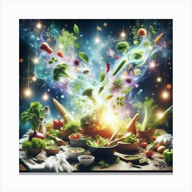 Healthy Food Concept 1 Canvas Print