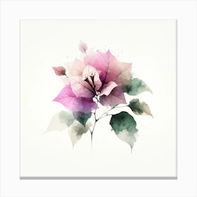 Watercolor Flower 1 Canvas Print