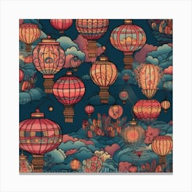 Chinese Lanterns 2 Canvas Print