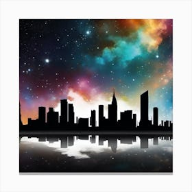 City Skyline 13 Canvas Print